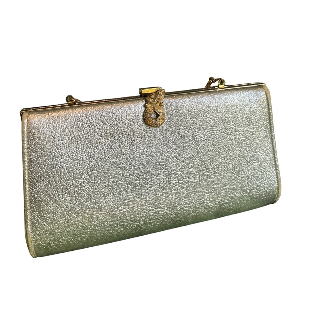 Vintage Lou Taylor Miami Silver Handbag